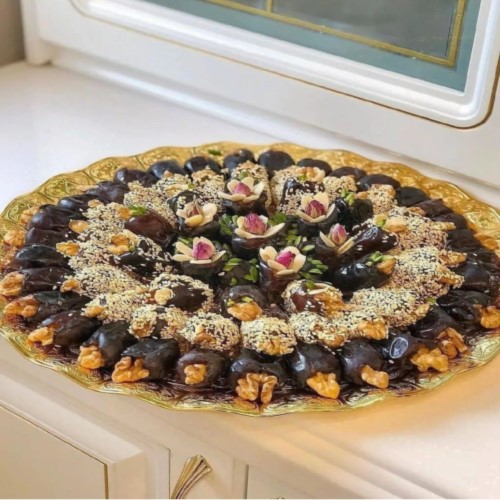 سینی خرما گردویی آرامش دلها